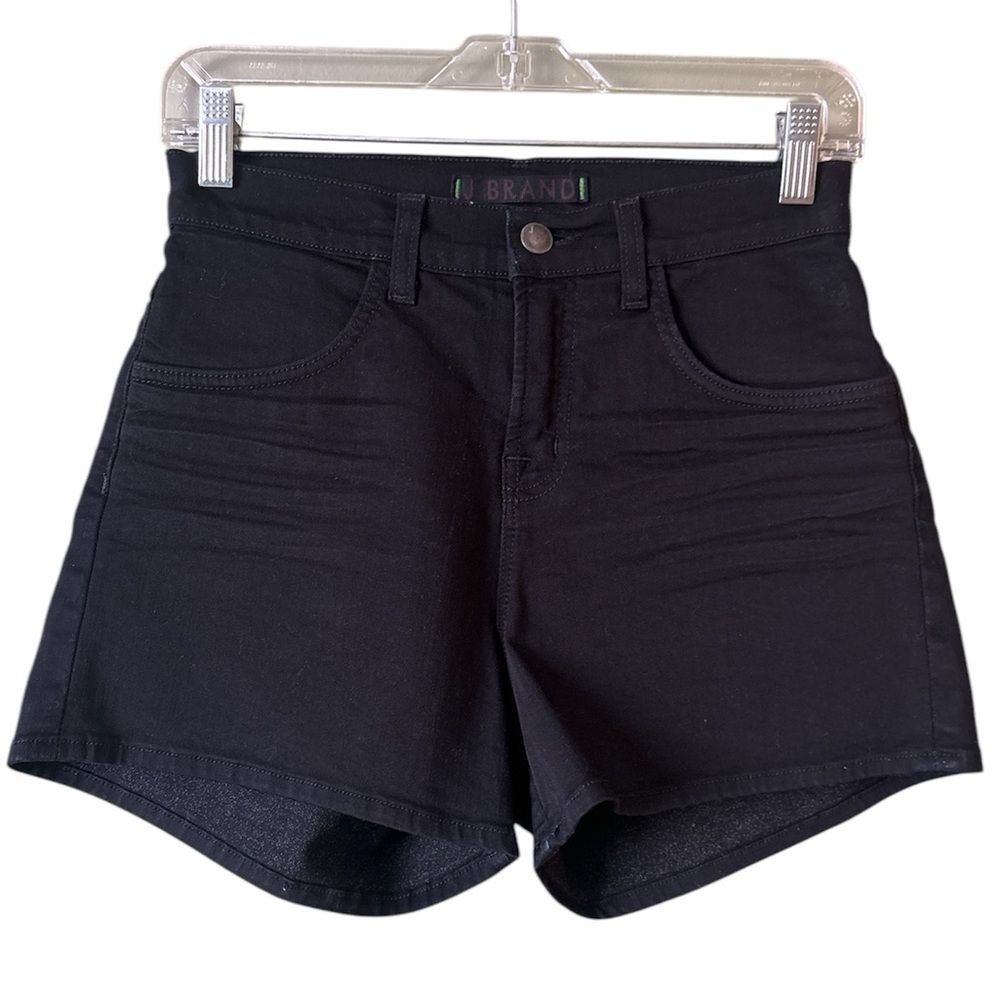 J. Brand Black High Waisted Mom Shorts Sz 26